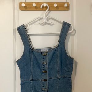 Urban Outfitters Cute Denim Button Up Dress